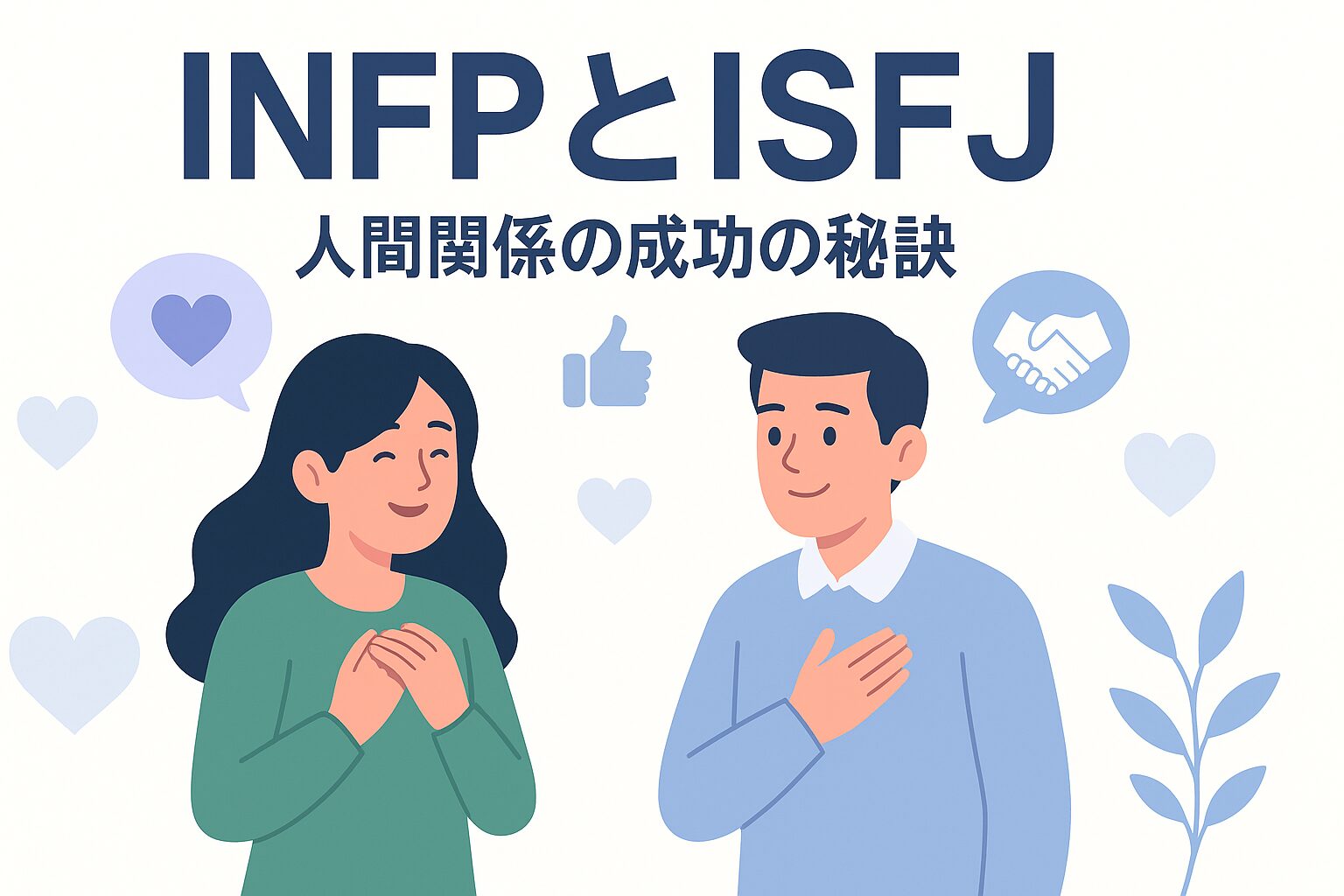 INFP（仲介者）とISFJ（擁護者）の相性を考える：人間関係の成功の秘訣
