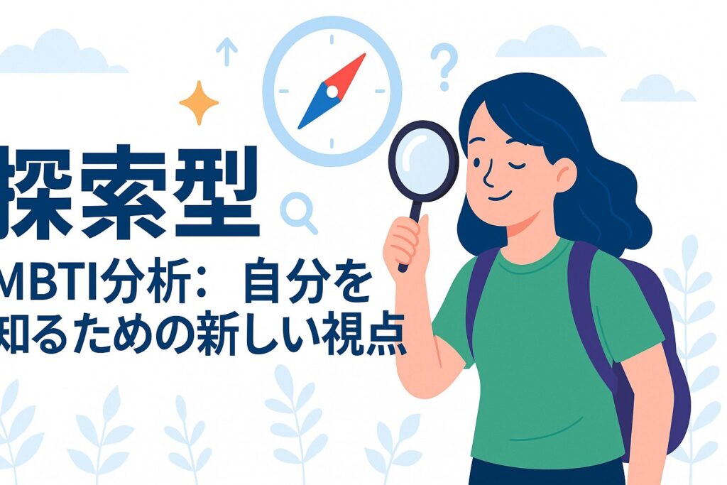 探索型のMBTI分析：自分を知るための新しい視点
