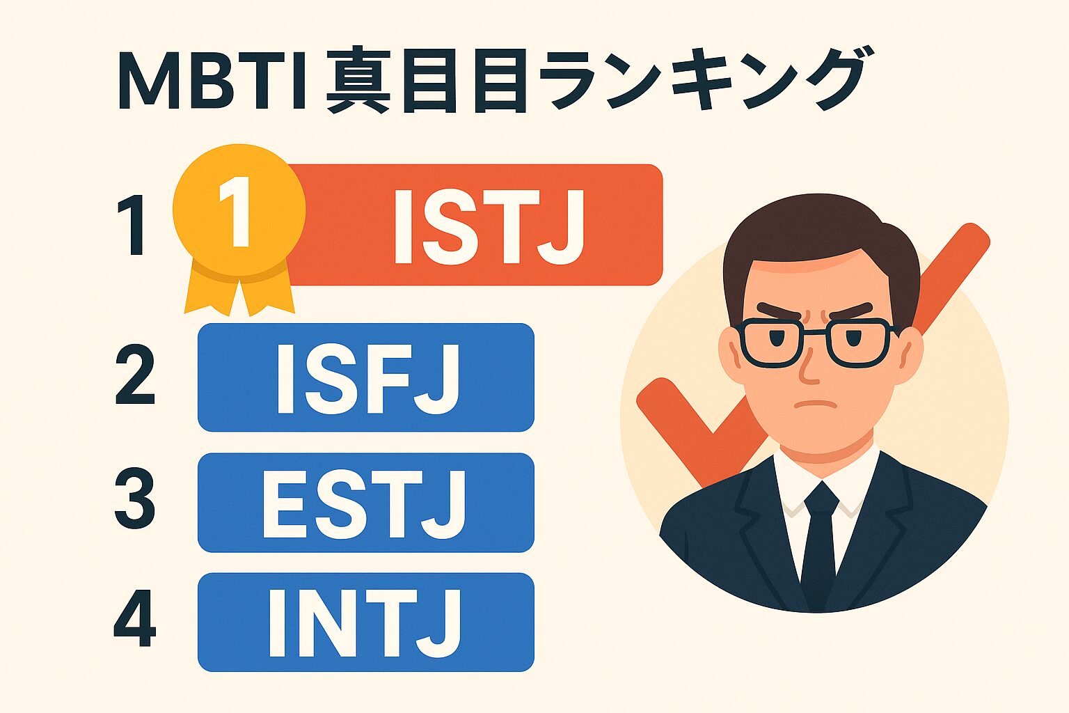 MBTI真面目ランキング：性格タイプ別の真剣度を徹底分析